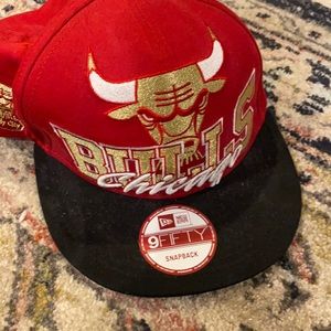 Vintage bulls flat cap SnapBack